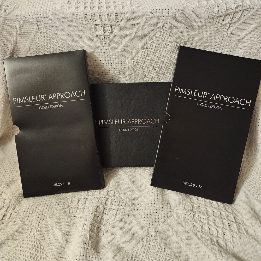 Pimsleur Approach Gold Edition Spanish 2 II 16‑CD Set Complete Used Pre-owned